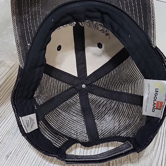 Lego Land California Black Denim Trucker Hat - Picture 6 of 9